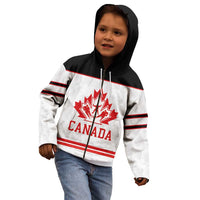 Canada Ice Hockey Custom Kid Hoodie Maple Leaves Sport