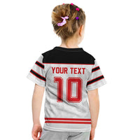 Canada Ice Hockey Custom Kid T Shirt Maple Leaves Sport