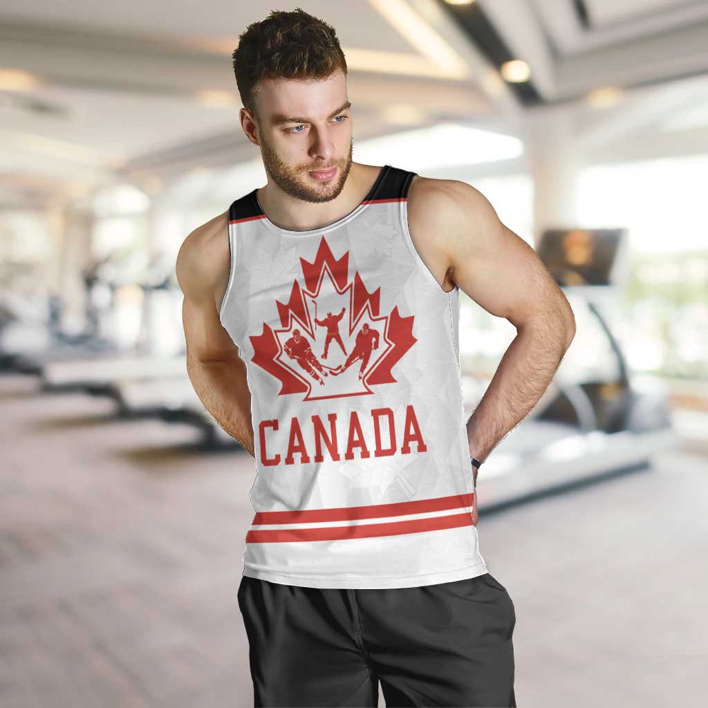 Canada Ice Hockey Custom Men Tank Top Maple Leaves Sport