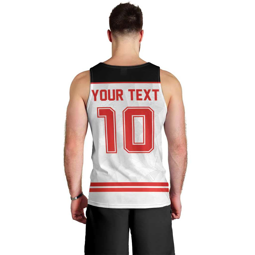 Canada Ice Hockey Custom Men Tank Top Maple Leaves Sport
