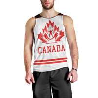 Canada Ice Hockey Custom Men Tank Top Maple Leaves Sport
