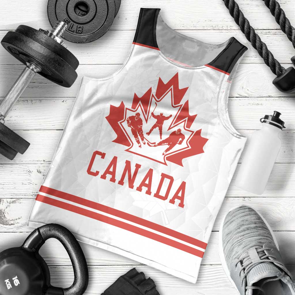 Canada Ice Hockey Custom Men Tank Top Maple Leaves Sport