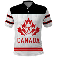 Canada Ice Hockey Custom Polo Shirt Maple Leaves Sport