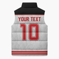 Canada Ice Hockey Custom Sleeveless Puffer Jacket Maple Leaves Sport