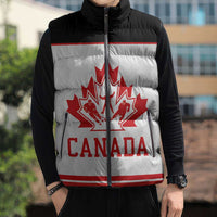 Canada Ice Hockey Custom Sleeveless Puffer Jacket Maple Leaves Sport