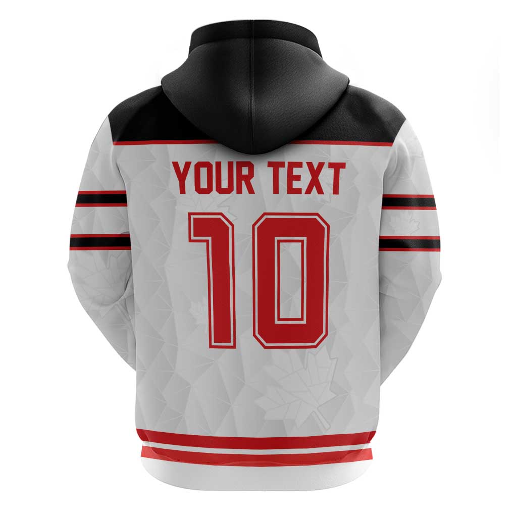 Canada Ice Hockey Custom Zip Hoodie Maple Leaves Sport