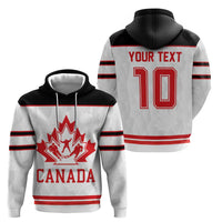 Canada Ice Hockey Custom Zip Hoodie Maple Leaves Sport