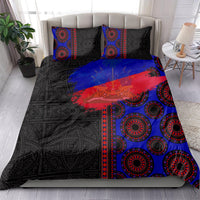 Haiti Flag Day African Seamless Pattern Bedding Set - Wonder Print Shop