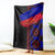 Haiti Flag Day African Seamless Pattern Blanket