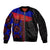 Haiti Flag Day African Seamless Pattern Bomber Jacket