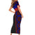 Haiti Flag Day African Seamless Pattern Family Matching Short Sleeve Bodycon Dress and Hawaiian Shirt - Wonder Print Shop