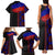 Haiti Flag Day African Seamless Pattern Family Matching Tank Maxi Dress and Hawaiian Shirt