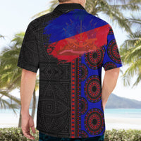 Haiti Flag Day African Seamless Pattern Hawaiian Shirt - Wonder Print Shop