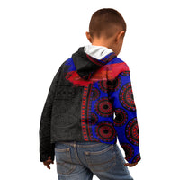 Haiti Flag Day African Seamless Pattern Kid Hoodie - Wonder Print Shop