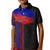 Haiti Flag Day African Seamless Pattern Kid Polo Shirt