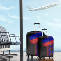 Haiti Flag Day African Seamless Pattern Luggage Cover - Wonder Print Shop