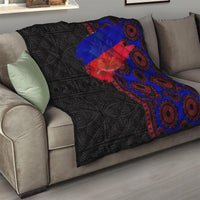 Haiti Flag Day African Seamless Pattern Quilt - Wonder Print Shop