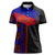 Haiti Flag Day African Seamless Pattern Women Polo Shirt