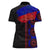 Haiti Flag Day African Seamless Pattern Women Polo Shirt