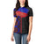 Haiti Flag Day African Seamless Pattern Women Polo Shirt