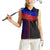 Haiti Flag Day African Seamless Pattern Women Sleeveless Polo Shirt