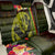 Hawaiian Reggae Music Back Car Seat Cover Jamaica Singer Tribal Polynesian and Hibiscus - Wonder Print Shop