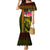 Hawaiian Reggae Music Family Matching Mermaid Dress and Hawaiian Shirt Jamaica Singer Tribal Polynesian and Hibiscus - Wonder Print Shop