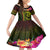Hawaiian Reggae Music Family Matching Off Shoulder Maxi Dress and Hawaiian Shirt Jamaica Singer Tribal Polynesian and Hibiscus - Wonder Print Shop