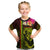 Hawaiian Reggae Music Kid T Shirt Jamaica Singer Tribal Polynesian and Hibiscus - Wonder Print Shop
