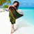 Hawaiian Reggae Music Sarong Jamaica Singer Tribal Polynesian and Hibiscus - Wonder Print Shop