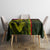 Hawaiian Reggae Music Tablecloth Jamaica Singer Tribal Polynesian and Hibiscus - Wonder Print Shop