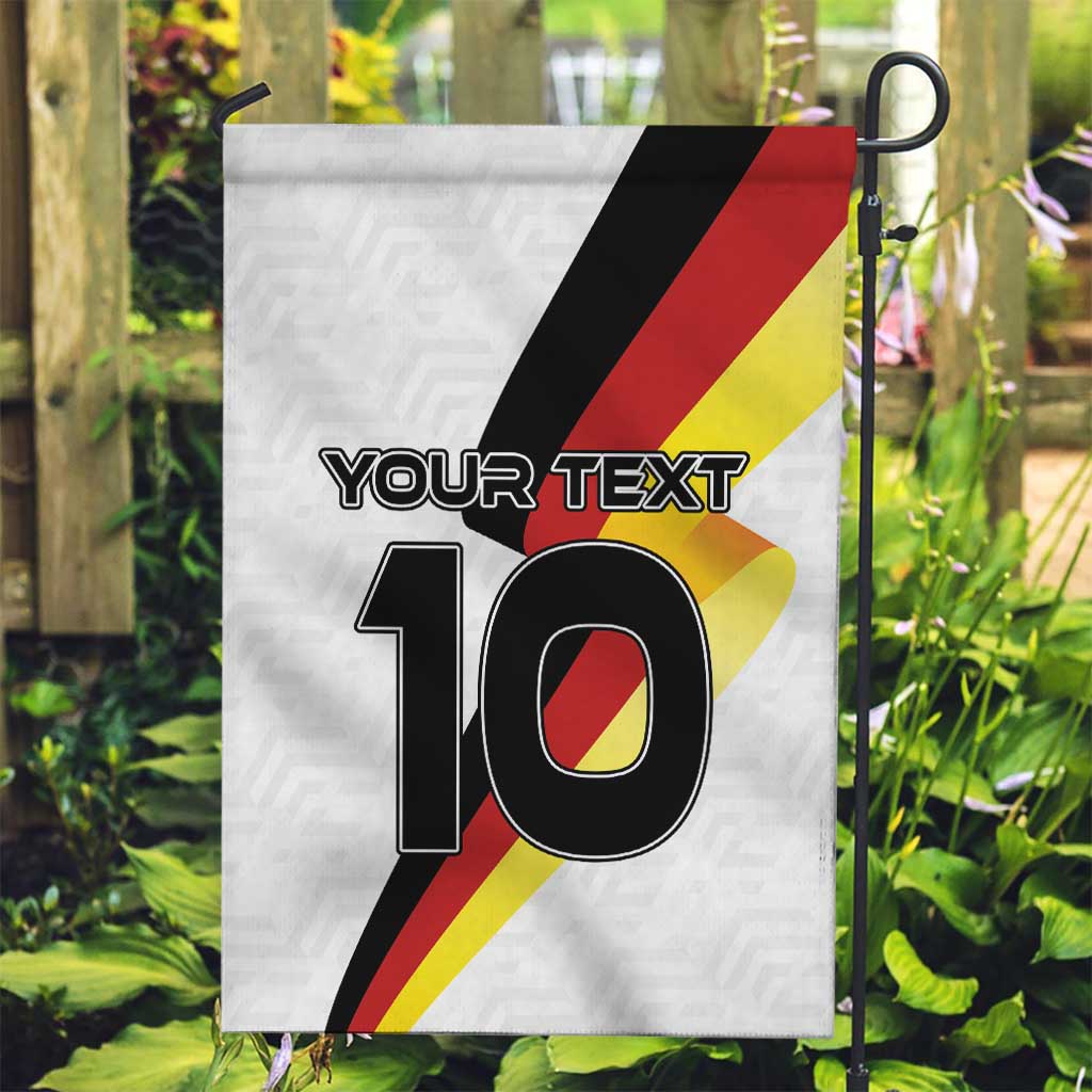 Custom Germany Football Road to the 4th European Championship Garden Flag White Color - Wonder Print Shop