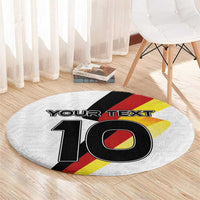 Custom Germany Football Road to the 4th European Championship Round Carpet White Color