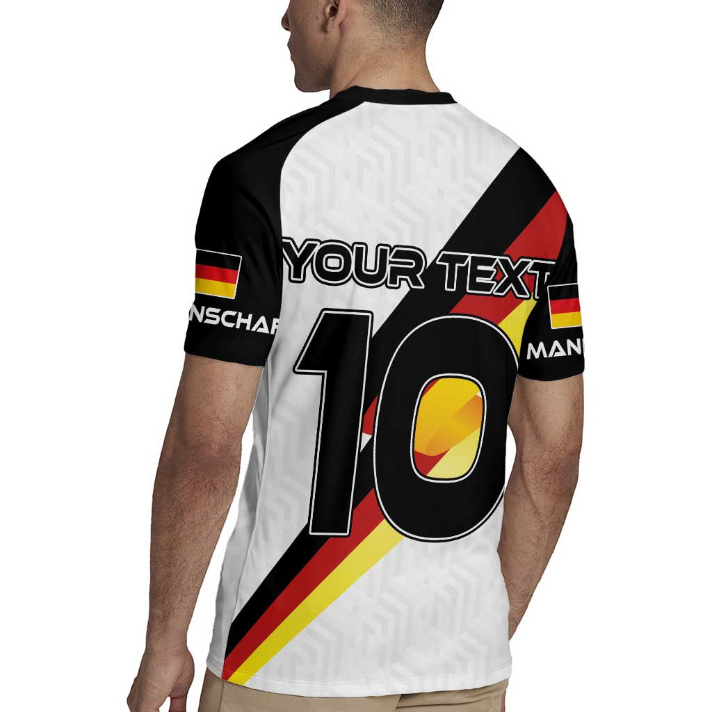 Custom Germany Football Road to the 4th European Championship Rugby Jersey White Color - Wonder Print Shop