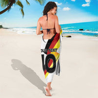 Custom Germany Football Road to the 4th European Championship Sarong White Color - Wonder Print Shop