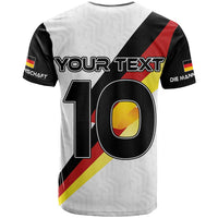 Custom Germany Football Road to the 4th European Championship T Shirt White Color - Wonder Print Shop