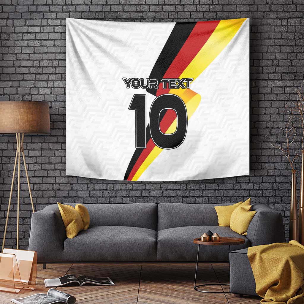 Custom Germany Football Road to the 4th European Championship Tapestry White Color - Wonder Print Shop