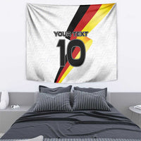 Custom Germany Football Road to the 4th European Championship Tapestry White Color - Wonder Print Shop