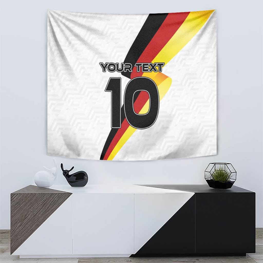 Custom Germany Football Road to the 4th European Championship Tapestry White Color - Wonder Print Shop