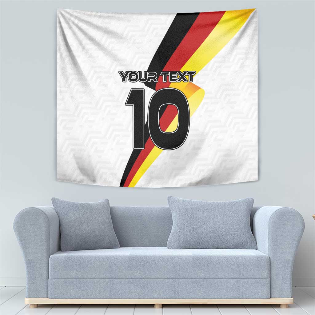 Custom Germany Football Road to the 4th European Championship Tapestry White Color - Wonder Print Shop