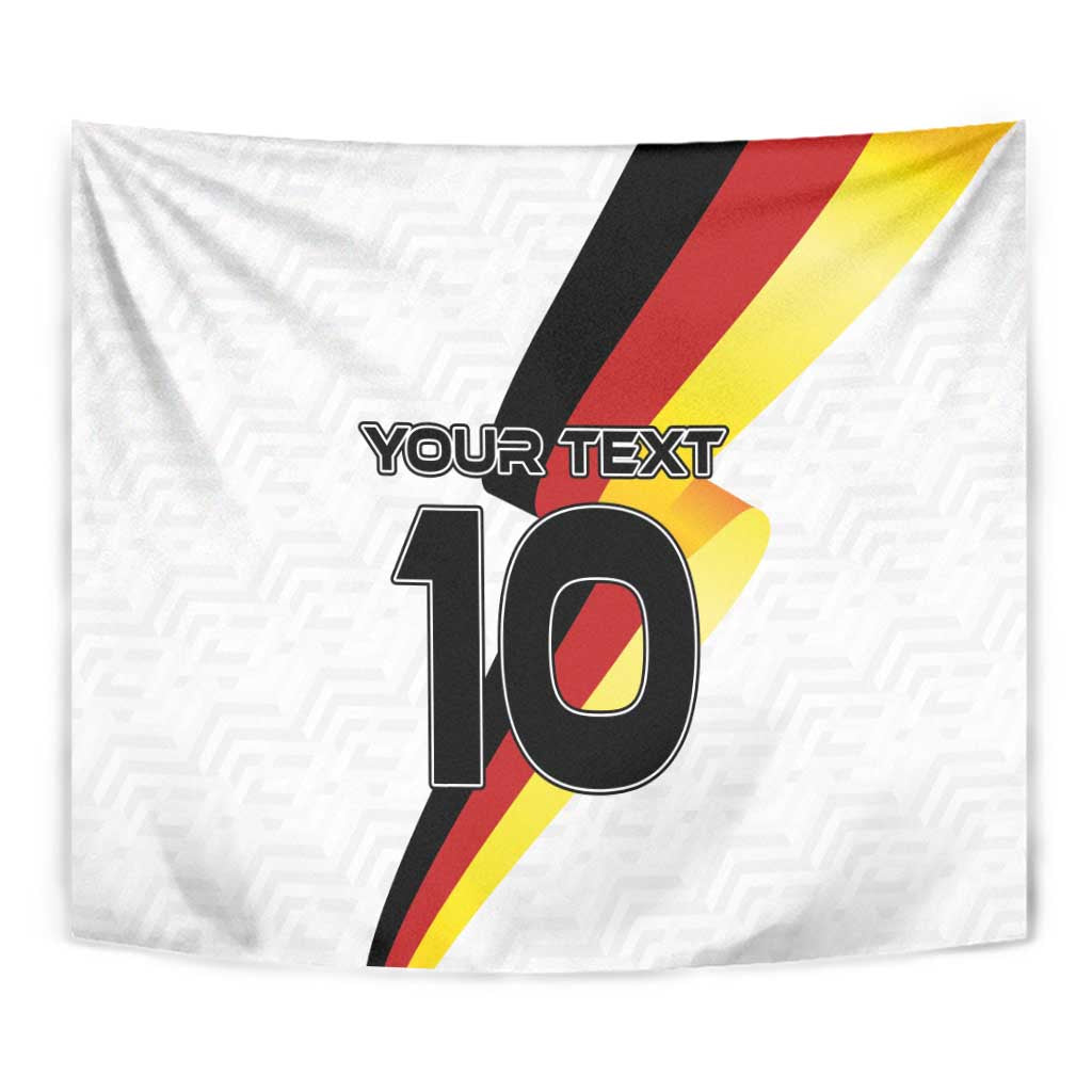 Custom Germany Football Road to the 4th European Championship Tapestry White Color - Wonder Print Shop