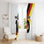 Custom Germany Football Road to the 4th European Championship Window Curtain White Color - Wonder Print Shop