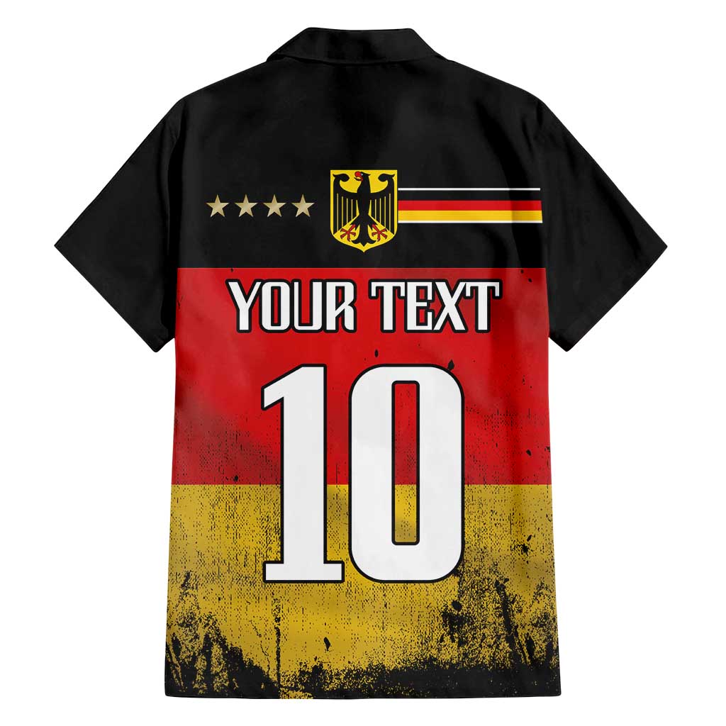 Custom Germany Football Road to the 4th European Championship Family Matching Tank Maxi Dress and Hawaiian Shirt Black Color - Wonder Print Shop