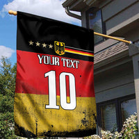 Custom Germany Football Road to the 4th European Championship Garden Flag Black Color - Wonder Print Shop