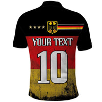 Custom Germany Football Road to the 4th European Championship Polo Shirt Black Color - Wonder Print Shop