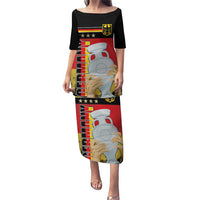 Custom Germany Football Road to the 4th European Championship Puletasi Black Color - Wonder Print Shop