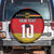 Custom Germany Football Road to the 4th European Championship Spare Tire Cover Black Color - Wonder Print Shop