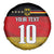 Custom Germany Football Road to the 4th European Championship Spare Tire Cover Black Color - Wonder Print Shop