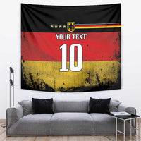 Custom Germany Football Road to the 4th European Championship Tapestry Black Color - Wonder Print Shop