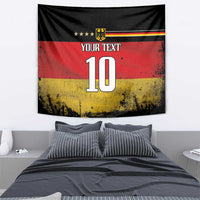 Custom Germany Football Road to the 4th European Championship Tapestry Black Color - Wonder Print Shop